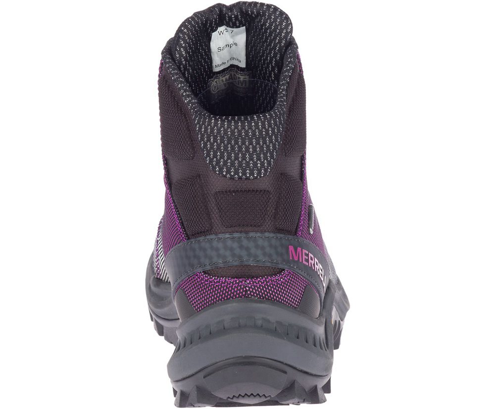 Merrell Støvler Dame - Thermo Cross 2 Mid Waterproof - Sort/Lilla - WLI067349